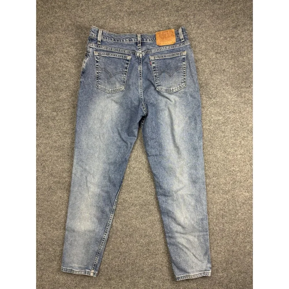 Levis‎ 550 Jeans Mens Blue Light Wash Relaxed Fit Tapered Leg Denim Classic